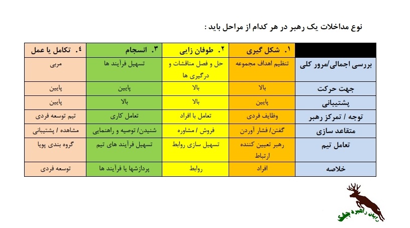 تیم سازی در مدل تاکمن
